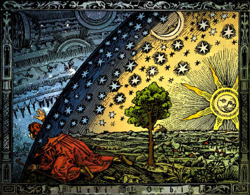 Universum, C. Flammarion, gravure sur bois, Paris 1888